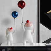 Modern Resin Rabbit Balloon Decorative Object | Yedwo Design